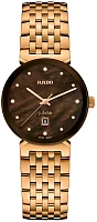 Rado Florence Classic Lady Diamonds Quartz S Brown Dial Rose Gold PVD R48917903