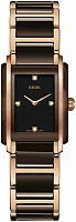 Rado Integral Lady Diamonds Quartz S Brown R20201712
