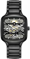 Rado True Square Gent Automatic Skeleton L Matt Black Ceramic R27197152