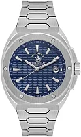 Santa Barbara Polo Legend Quartz Date Blue Dial Steel Bracelet SB.1.10557-2