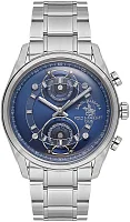 Santa Barbara Polo Legend Quartz Day-Date Navy Blue Dial Steel Bracelet SB.1.10666-2