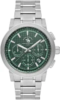 Santa Barbara Polo Legend Quartz Chrono Date Green Dial Steel Bracelet SB.1.10565-3