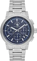 Santa Barbara Polo Legend Quartz Chrono Date Blue Dial Steel Bracelet SB.1.10565-2