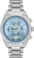 Santa Barbara Polo Legend Quartz Chrono Date Blue Dial Steel Bracelet SB.1.10700-3