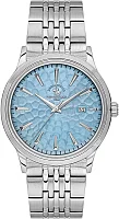Santa Barbara Polo Noble Quartz Date Blue Dial Steel Bracelet SB.4.10037-5