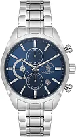Santa Barbara Polo Legend Quartz Chrono Date Navy Blue Dial Steel Bracelet SB.4.10051-3