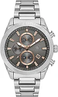 Santa Barbara Polo Legend Quartz Chrono Date Grey Dial Steel Bracelet SB.1.10700-4