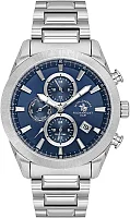 Santa Barbara Polo Legend Quartz Chrono Date Navy Dial Steel Bracelet SB.1.10700-2