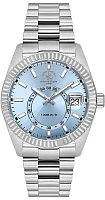 Santa Barbara Polo Legend Quartz Date Blue Dial Steel Bracelet SB.1.10598-7
