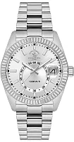 Santa Barbara Polo Legend Quartz Date Silver Dial Steel Bracelet SB.1.10598-6