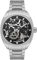 Santa Barbara Polo Luxury Automatic Black Skeleton Dial Steel Bracelet SB.5.10006-2