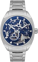 Santa Barbara Polo Luxury Automatic Navy Blue Skeleton Dial Steel Bracelet SB.5.10006-3