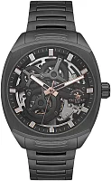 Santa Barbara Polo Luxury Automatic Black Skeleton Dial Black Steel Bracelet SB.5.10006-4