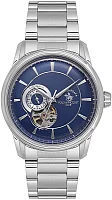 Santa Barbara Polo Luxury Automatic Open-Heart GMT Navy Blue Dial Steel Bracelet SB.1.10670-3