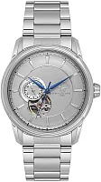 Santa Barbara Polo Luxury Automatic Open-Heart GMT Silver Dial Steel Bracelet SB.1.10670-1