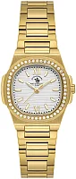 Santa Barbara Polo Unique Lady Quartz Silver Dial Steel Bracelet Gold PVD SB.1.10658-2