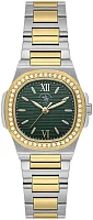 Santa Barbara Polo Unique Lady Quartz Green Dial Bicolor Steel Bracelet Gold PVD SB.1.10658-4