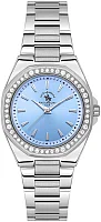 Santa Barbara Polo Unique Lady Quartz Blue Dial Steel Bracelet SB.1.10647-2