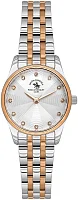 Santa Barbara Polo Unique Lady Quartz Silver Dial Bicolor Steel Bracelet Gold PVD SB.1.10649-6