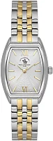 Santa Barbara Polo Unique Lady Quartz Silver Dial Bicolor Steel Bracelet Gold PVD SB.1.10671-5