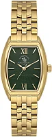 Santa Barbara Polo Unique Lady Quartz Green Dial Steel Bracelet Gold PVD SB.1.10671-4