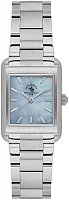 Santa Barbara Polo Unique Lady Quartz Light Blue Pearl Dial Steel Bracelet SB.1.10663-2