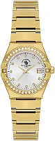 Santa Barbara Polo Unique Lady Quartz Date Silver Dial Steel Bracelet Gold PVD SB.1.10656-2
