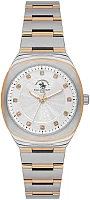 Santa Barbara Polo Unique Lady Quartz Silver Dial Bicolor Steel Bracelet SB.1.10665-6