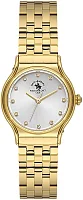 Santa Barbara Polo Unique Lady Quartz Silver Dial Gold Steel Bracelet SB.1.10668-2