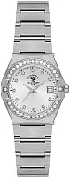 Santa Barbara Polo Unique Lady Quartz Date Silver Dial Steel Bracelet SB.1.10656-1