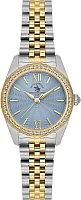 Santa Barbara Polo Unique Lady Quartz Blue Dial Bicolor Steel Bracelet Gold PVD SB.1.10687-5