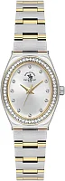 Santa Barbara Polo Unique Lady Quartz Silver Dial Bicolor Steel Bracelet Gold PVD SB.1.10686-4