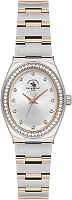 Santa Barbara Polo Unique Lady Quartz Silver Dial Bicolor Steel Bracelet Gold PVD SB.1.10686-6