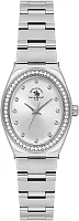 Santa Barbara Polo Unique Lady Quartz Silver Dial Steel Bracelet SB.1.10686-1