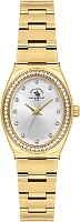 Santa Barbara Polo Unique Lady Quartz Silver Dial Steel Bracelet Gold PVD SB.1.10686-2