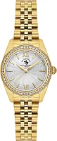 Santa Barbara Polo Unique Lady Quartz Silver Dial Steel Bracelet Gold PVD SB.1.10687-2