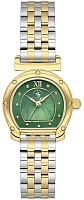 Santa Barbara Polo Western Lady Quartz Green Pearl Dial Bicolor Steel Bracelet Gold PVD SB.1.10683-4