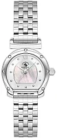 Santa Barbara Polo Western Lady Quartz White Pearl Dial Steel Bracelet SB.1.10683-1