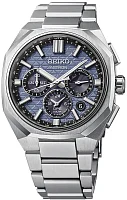Seiko Astron GPS Solar Dual-Time Blue Titanium HAB001J1
