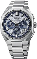 Seiko Astron GPS Solar Dual-Time Seiko Blue Titanium Limited Edition Set HAB004J1