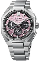 Seiko Astron GPS Solar Dual-Time Seiko Pink Titanium Limited Edition Set HAB006J1