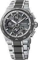 Seiko Astron GPS Solar Dual-Time Seiko Titanium Ceramic Insert HAB007J1