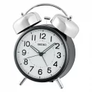 Seiko Budzik Okrągły Czarny Podświetlany z Alarmem QHK063K