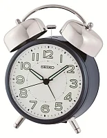 Seiko Budzik Okrągły Niebieski Podświetlany z Alarmem QHK063L