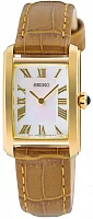 Seiko Classic Lady Rectangular Yellow Gold PVD SWR100P1