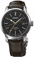 Seiko Presage Prestige Line Automatic GMT Craftsmanship Urushi Lacquer Black Dial SPB447J1