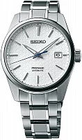 Seiko Presage Prestige Line Automatic Sharp Edged Shrioneri White Dial SPB165J1