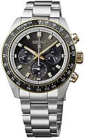 Seiko Prospex Land Speedtimer 41mm Solar Chrono Champagne Fight Gold HBJ002P1