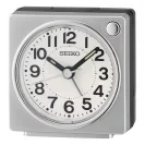 Seiko Zegar Biurkowy Analogowy Prostokątny Szaro-Czarny Podświetlany z Alarmem QHE196S