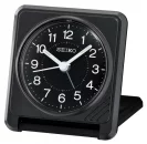 Seiko Zegar Biurkowy Analogowy Kwadratowy Czarny z Alarmem QHT015K